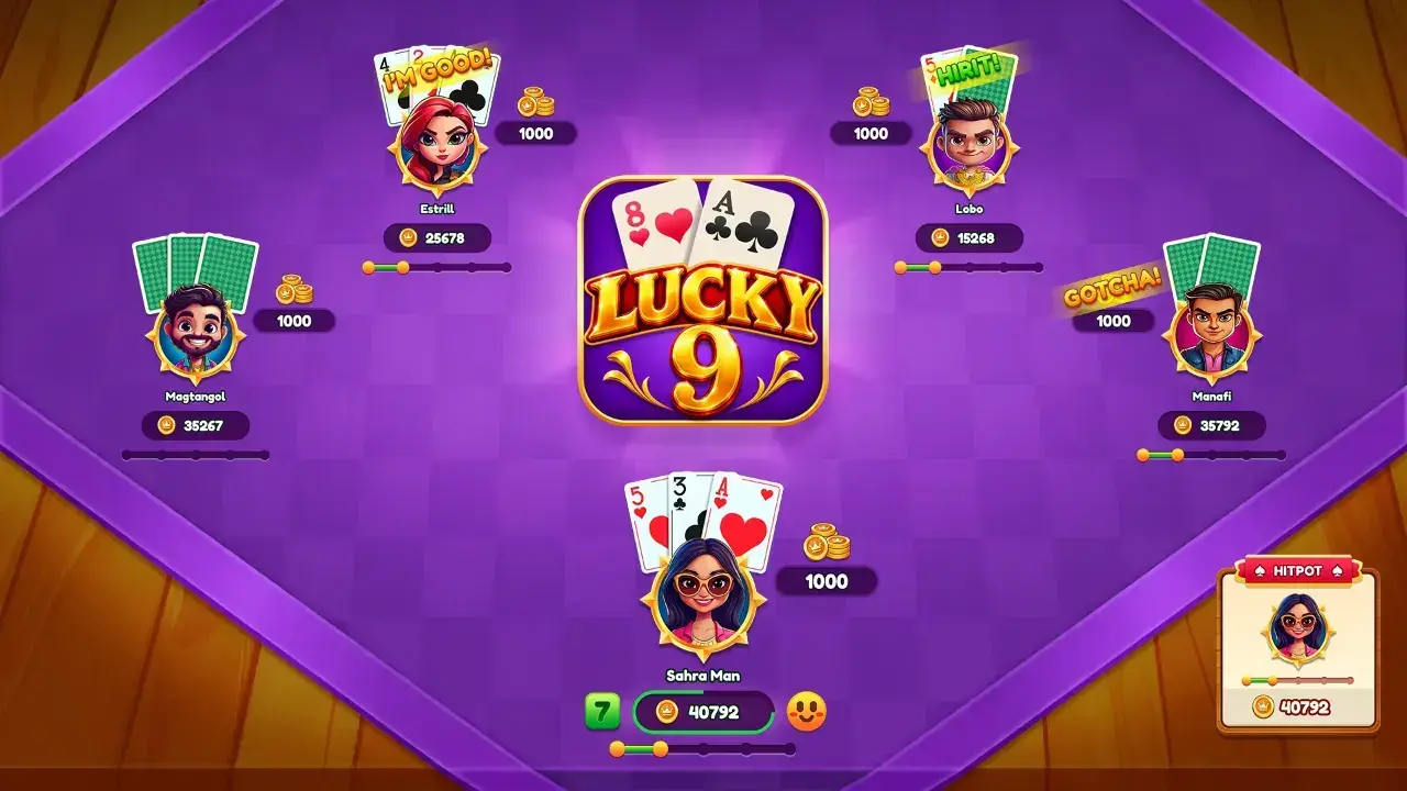 Lucky 9 Offline - Card Game screenshot 2 of 3